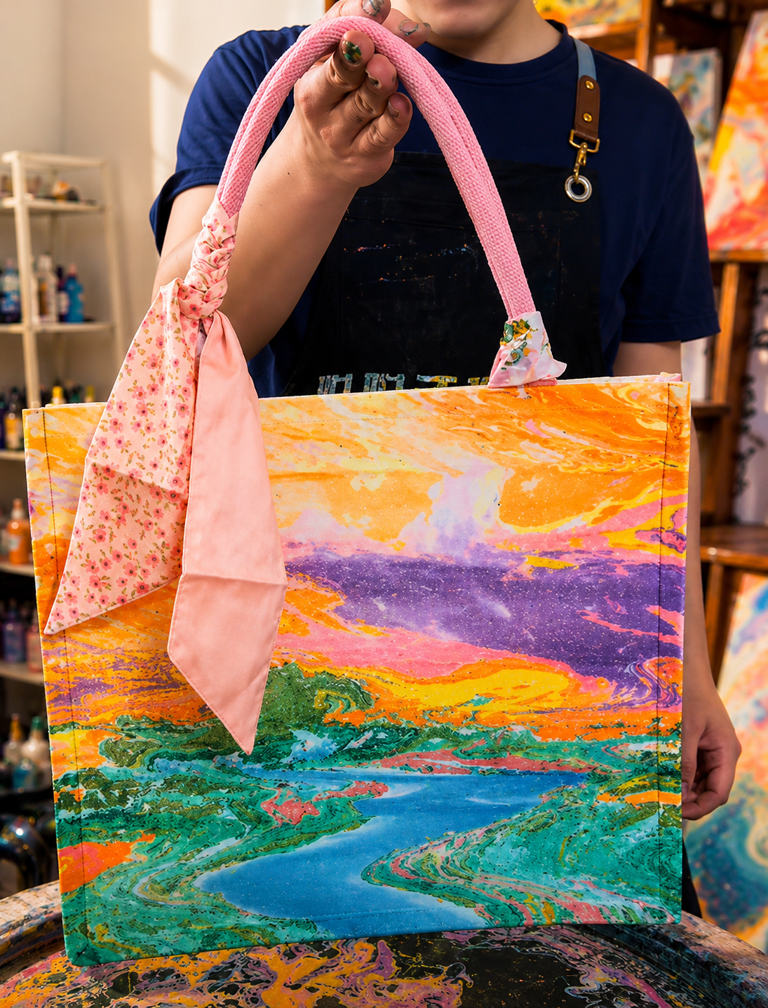 AuraLacquer Art Tote No. 01