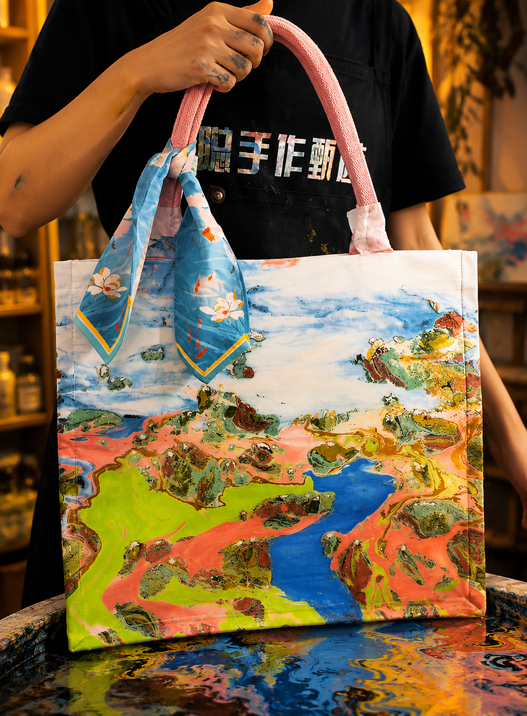 AuraLacquer Art Tote No. 03